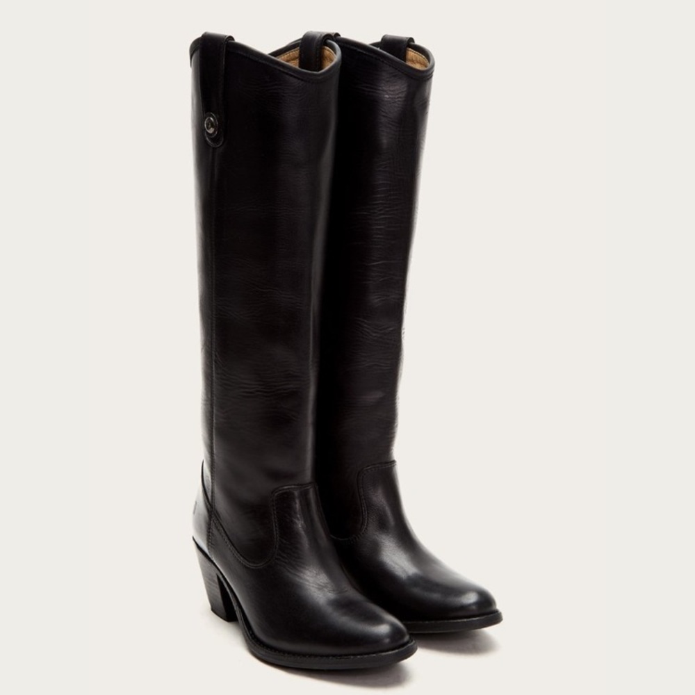 Frye Jackie button black knee boot NWT  size 7.5